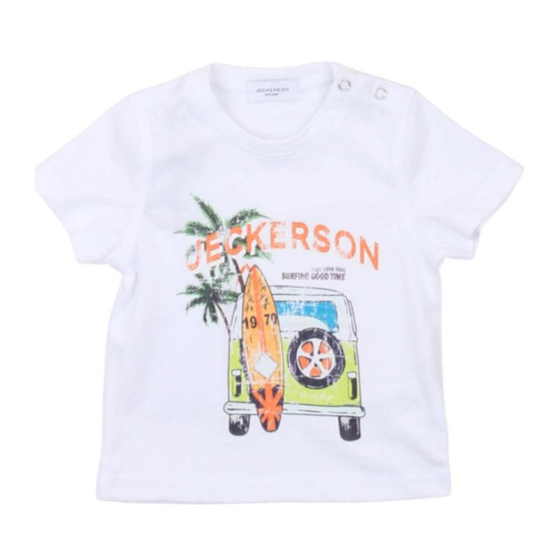 Тениска за момче JECKERSON 413TJMNS25-BIANCO