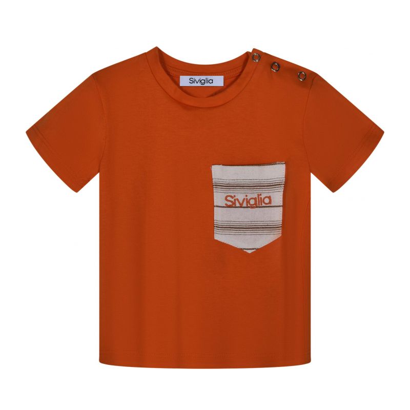 Тениска за момче SIVIGLIA SVNTS01773-ORANGE