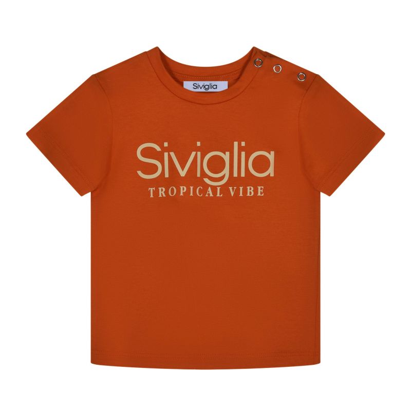 Тениска за момче SIVIGLIA SVNTS01771-ORANGE