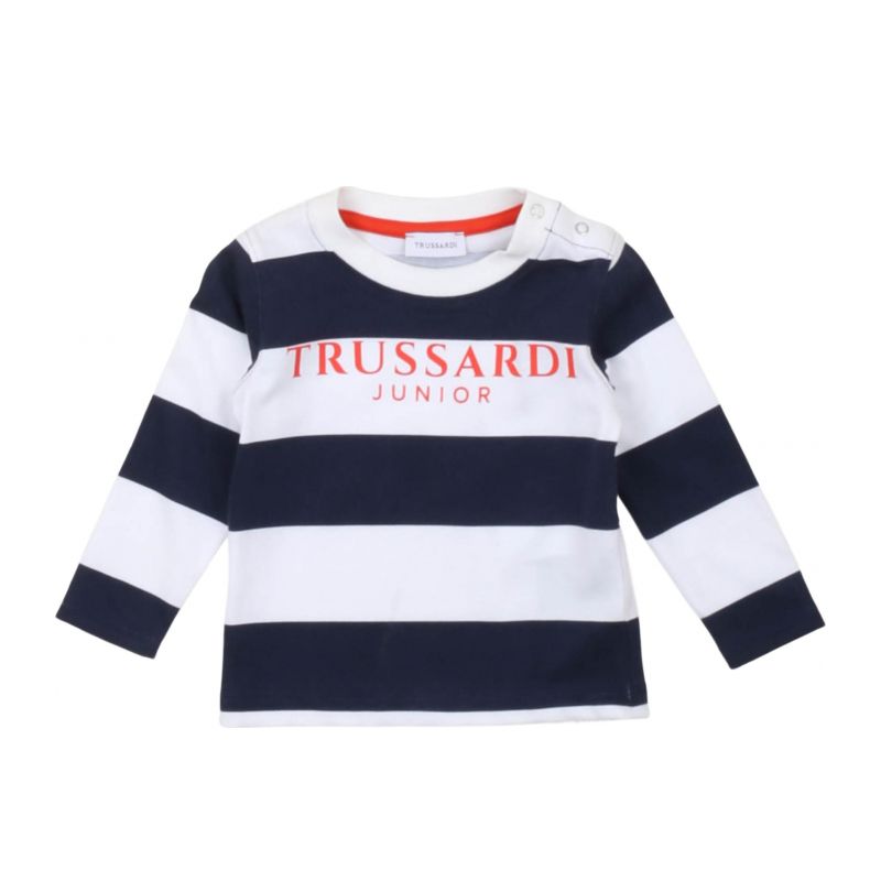 Тениска за момче TRUSSARDI TIP25056TS-WHITE-BN