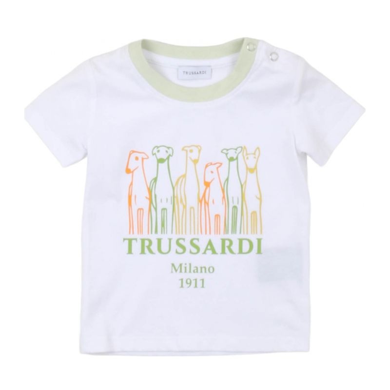 Тениска за момче TRUSSARDI TIP25021TS-WHITE