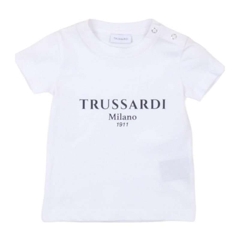 Тениска за момче TRUSSARDI TIP25011TS-WHITE-BN