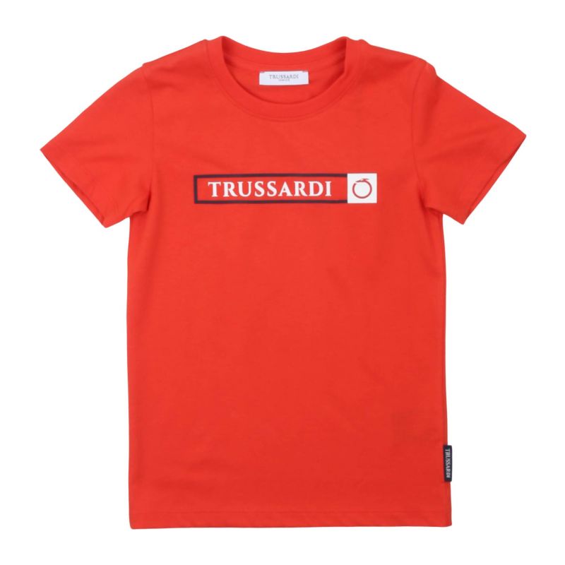 Тениска за момче TRUSSARDI TBP25060TS-RED-BRIGHT