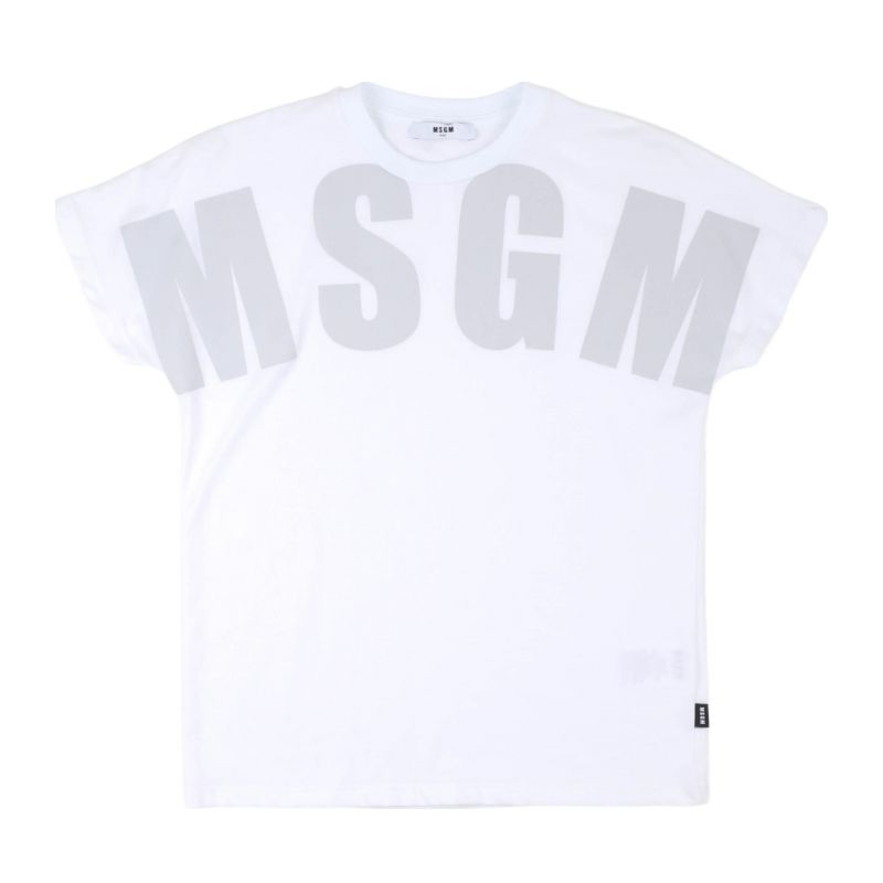 Тениска за момче MSGM S4MSJUTH006-001-BIANCO