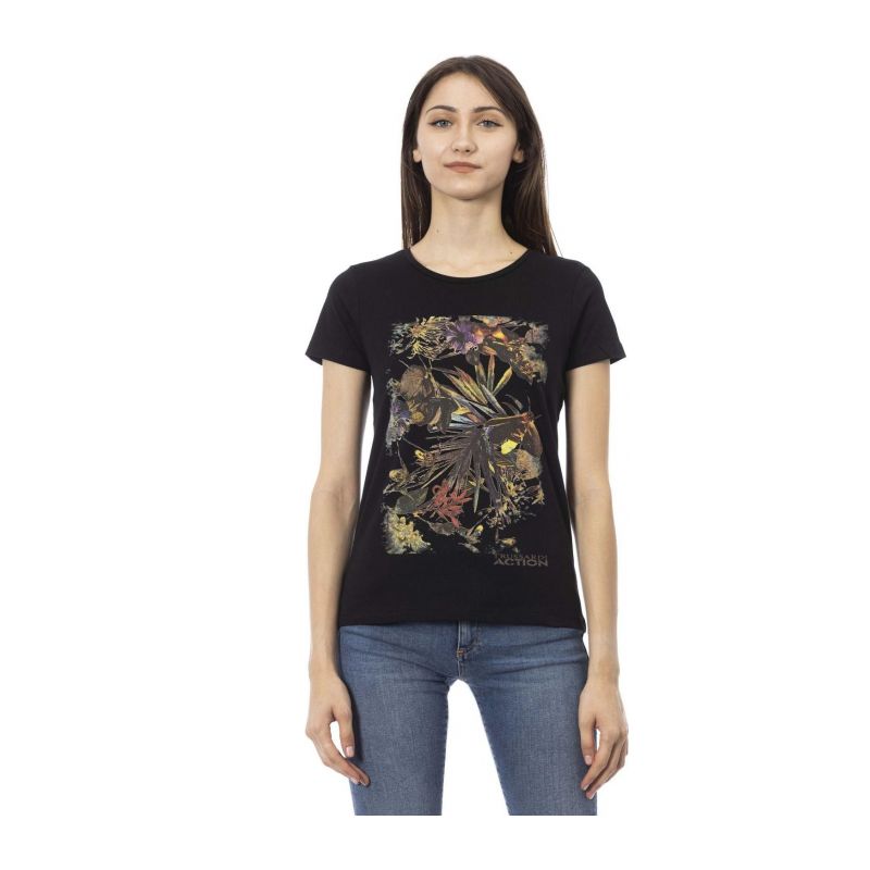 Тениска с къс ръкав TRUSSARDI ACTION 2BT12_19Black