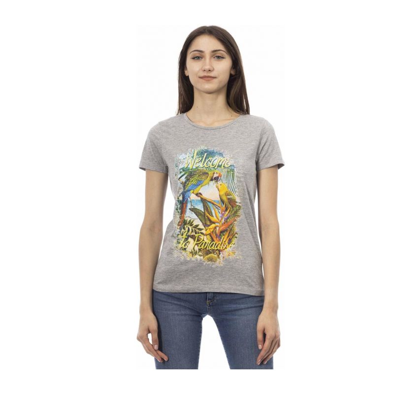 Тениска с къс ръкав TRUSSARDI ACTION 2BT16_12Grey