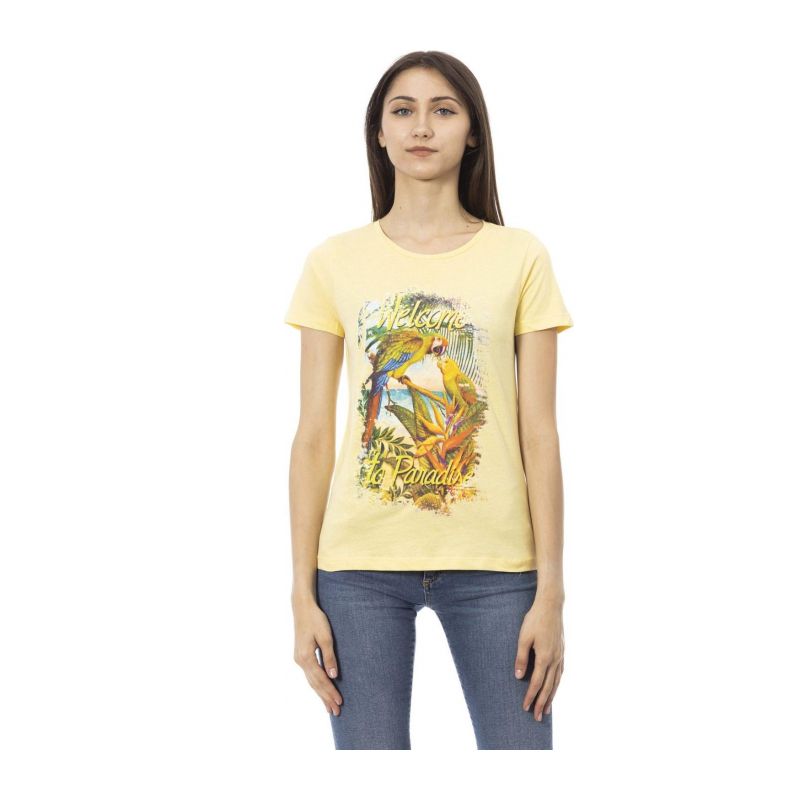 Тениска с къс ръкав TRUSSARDI ACTION 2BT16_120Yellow