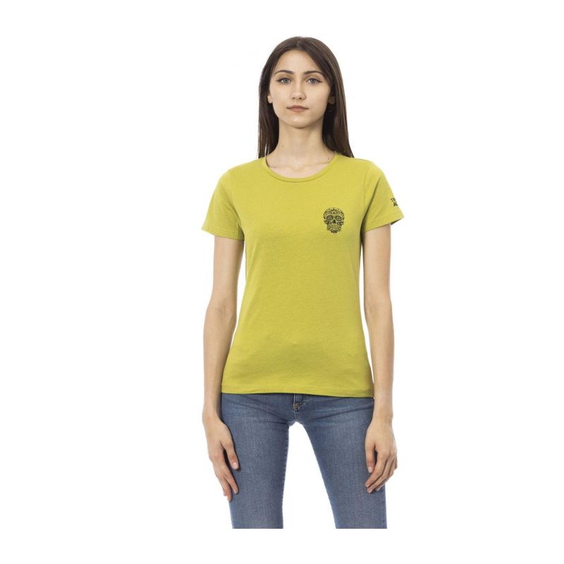 Тениска с къс ръкав TRUSSARDI ACTION 2BT18_160Green