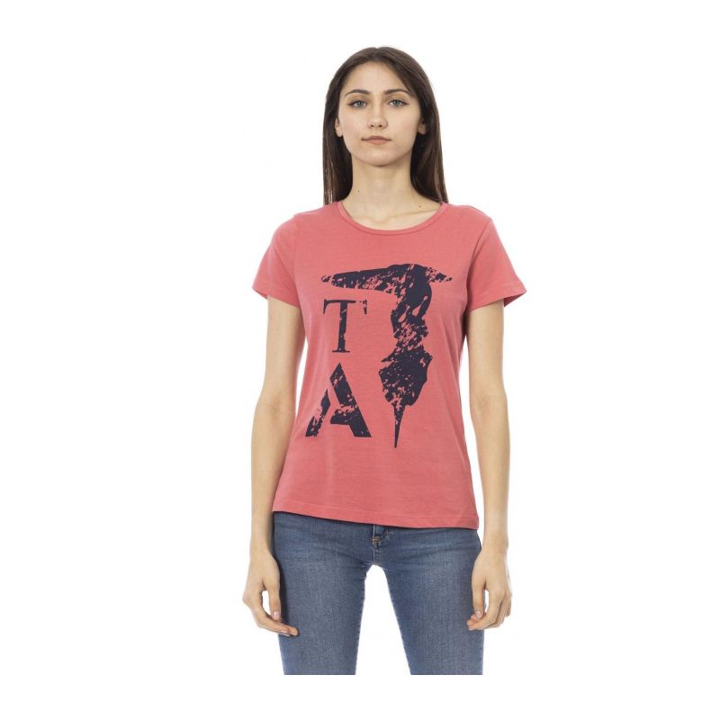 Тениска с къс ръкав TRUSSARDI ACTION 2BT03_31Ciclamino