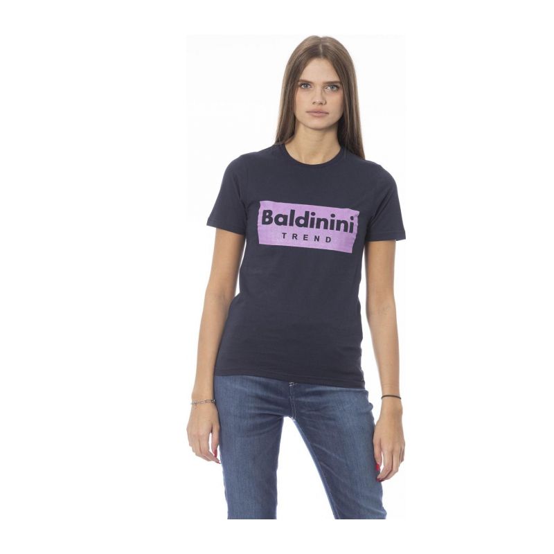 Тениска с къс ръкав BALDININI TREND TSD02_MANTOVA_BluNavy