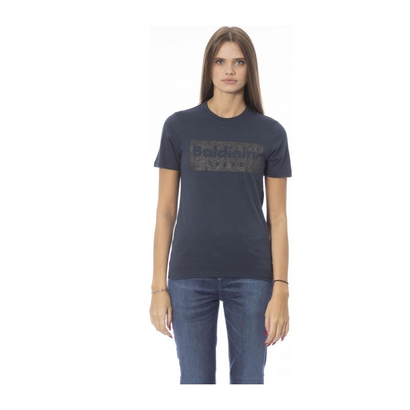 Тениска с къс ръкав BALDININI TREND TSD07_MANTOVA_Blu1-4