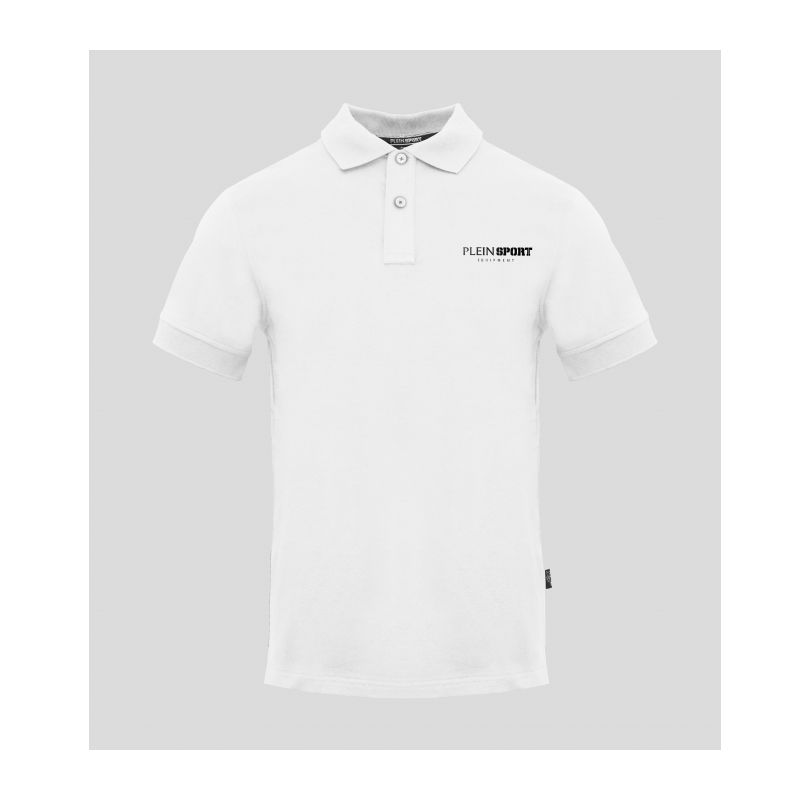 Тениска с яка PLEIN SPORT PIPS50001_WHITE