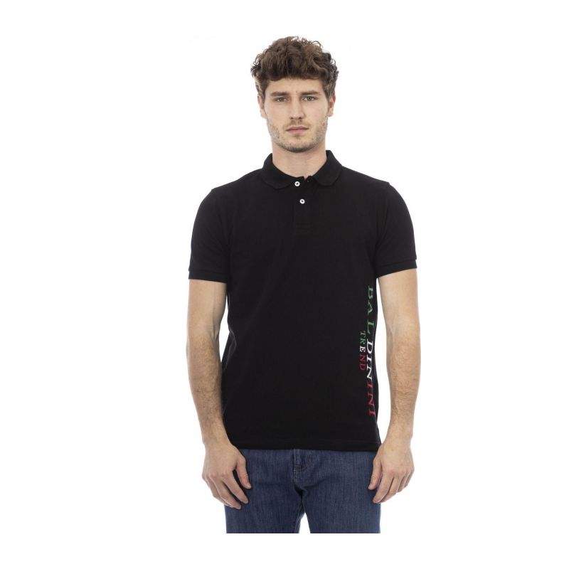 Тениска с яка BALDININI TREND MOD-6PO_SONDRIO_NeroBlack