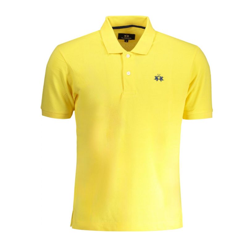 Тениска с яка LA MARTINA BPMP01PK031_GI02101