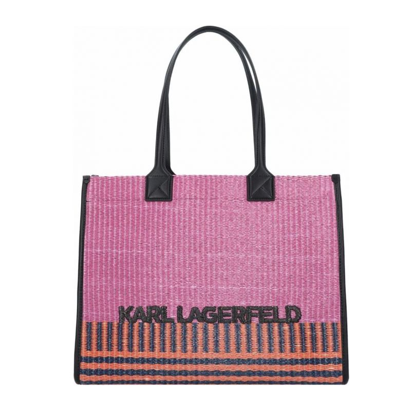 Чанта KARL LAGERFELD 231W3022-A568_Pink_Multi
