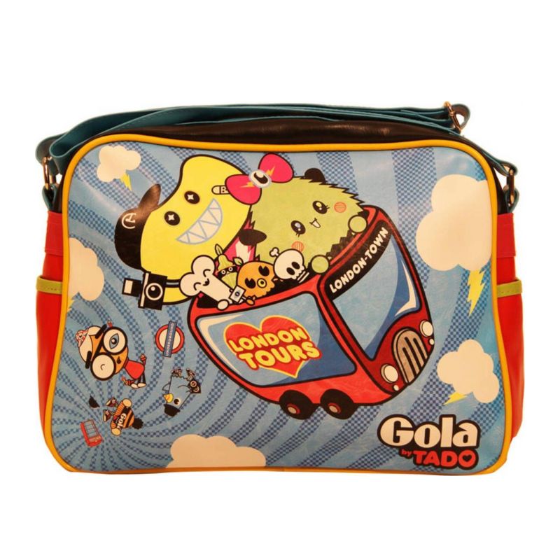 Чанта GOLA TUB235-REDFORD-LONDON-TOUR_AZZURRO_BLUEBLACKRED