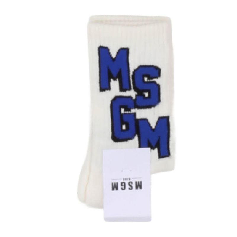 Чорапи момче MSGM F4MSJBSO247-013-CREMA