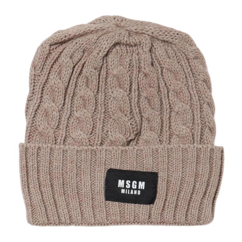 Шапка за момче MSGM F3MSJUHT057-015-BEIGE