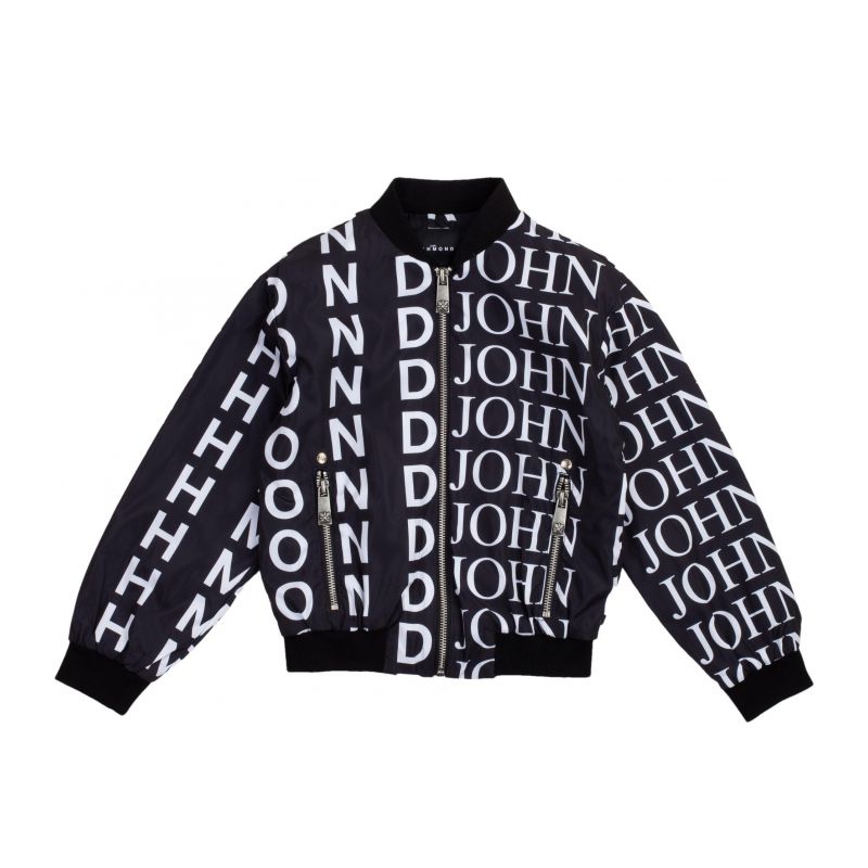 Яке за момче JOHN RICHMOND RBP22033GB-LOGO-BLACK-WHITE